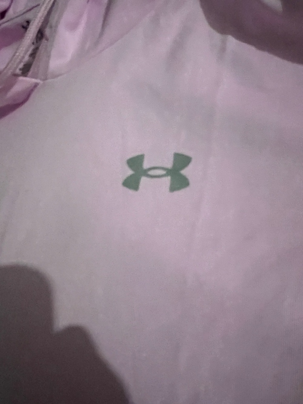 Under Armour Light Pink Performance Hooded Pullover - Picture 2 of 6